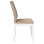 Sillas de comedor con cojines 2uds madera maciza blanco caucho | Foro24.es | Tu tienda online para hogar, jardín y más Foro24.es