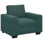 Juego de sofás con cojines 3 piezas terciopelo verde oscuro de , Sofás - Ref: Foro24-3324669, Precio: 645,47 €, Descuento: %