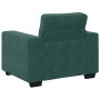 Juego de sofás con cojines 3 piezas terciopelo verde oscuro de , Sofás - Ref: Foro24-3324669, Precio: 645,47 €, Descuento: %