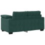 Juego de sofás con cojines 3 piezas terciopelo verde oscuro de , Sofás - Ref: Foro24-3324669, Precio: 645,47 €, Descuento: %