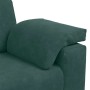Juego de sofás con cojines 3 piezas terciopelo verde oscuro de , Sofás - Ref: Foro24-3324669, Precio: 645,47 €, Descuento: %