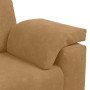 Juego de sofás con cojines 3 piezas terciopelo marrón de , Sofás - Ref: Foro24-3324674, Precio: 644,23 €, Descuento: -5%%
