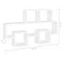 Estante pared forma coche madera ingeniería blanco 82x15x51 cm de , Estantes y estanterías - Ref: Foro24-807250, Precio: 39,2...