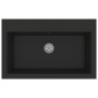 Fregadero de Cocina Negro 790x500x193 mm Granito de , Fregaderos - Ref: Foro24-147053, Precio: 182,84 €, Descuento: %