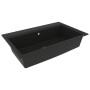 Fregadero de Cocina Negro 790x500x193 mm Granito de , Fregaderos - Ref: Foro24-147053, Precio: 182,84 €, Descuento: %