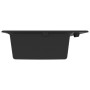 Fregadero de Cocina Negro 790x500x193 mm Granito de , Fregaderos - Ref: Foro24-147053, Precio: 182,84 €, Descuento: %