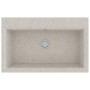 Fregadero de Cocina Beige 790x500x193 mm Granito de , Fregaderos - Ref: Foro24-147055, Precio: 175,95 €, Descuento: %