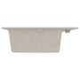 Fregadero de Cocina Beige 790x500x193 mm Granito de , Fregaderos - Ref: Foro24-147055, Precio: 175,95 €, Descuento: %
