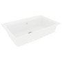 Fregadero de Cocina Blanco 790x500x193 mm Granito de , Fregaderos - Ref: Foro24-147056, Precio: 171,98 €, Descuento: %