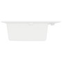 Fregadero de Cocina Blanco 790x500x193 mm Granito de , Fregaderos - Ref: Foro24-147056, Precio: 171,98 €, Descuento: %