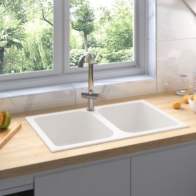 Comprar Fregadero de Cocina Blanco 760x480x184 mm