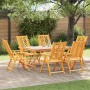 Sillas Reclinables de Jardín 6 pcs de Madera Maciza de Acacia | Foro24.es | Tu tienda online para hogar, jardín y más Foro24.es