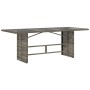 Juego de Comedor de Jardín de 7 Piezas Ratán Gris | Foro24.es | Tu tienda online para hogar, jardín y más Foro24.es