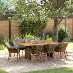 Comprar Juego de Comedor de Jardín de 9 Piezas en