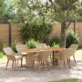 Set de Comedor de Jardín de 7 Piezas Ratán Polímero Beige | Foro24.es | Tu tienda online para hogar, jardín y más Foro24.es