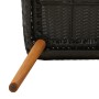 Juego de Comedor de Jardín de 7 Piezas en Ratán Poliéster Negro | Foro24.es | Tu tienda online para hogar, jardín y más Foro24.es