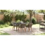 Conjunto de Comedor de Jardín de 5 Piezas Gris de Ratán Sintético | Foro24.es | Tu tienda online para hogar, jardín y más Foro24.es