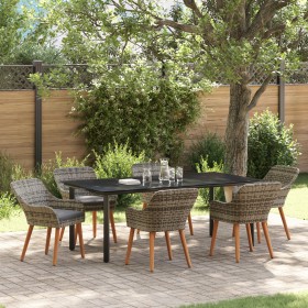 Comprar Conjunto de Comedor de Jardín de 7 Piezas