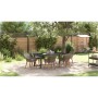Conjunto de Comedor de Jardín de 7 Piezas de Poliratán Gris | Foro24.es | Tu tienda online para hogar, jardín y más Foro24.es