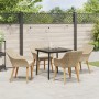 Conjunto de Comedor de Jardín de 5 Piezas Beige de Ratán Poliéster | Foro24.es | Tu tienda online para hogar, jardín y más Foro24.es