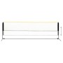 Red de bádminton ajustable metal 500x103x94-158 cm de vidaXL, Redes de bádminton - Ref: Foro24-93367, Precio: 87,95 €, Descue...