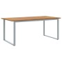 Juego de Comedor de Jardín de 7 Piezas de Madera Maciza de Acacia y Metal | Foro24.es | Tu tienda online para hogar, jardín y más Foro24.es