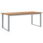 Conjunto de Comedor de Jardín de 7 Piezas de Madera Sólida de Acacia y Metal de , Conjuntos de jardín - Ref: Foro24-3284349, ...