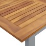 Conjunto de Comedor de Jardín de 7 Piezas de Madera Sólida de Acacia y Metal de , Conjuntos de jardín - Ref: Foro24-3284349, ...