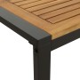Conjunto de Comedor de Jardín de 7 Piezas de Madera Maciza de Acacia y Metal de , Mesas de jardín - Ref: Foro24-3284389, Prec...