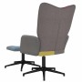 Silla de relax con taburete tela patchwork en Sillones | Comprar online en Foru.es