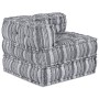 Sofá modular tipo puff de 4 plazas convertible tela gris claro | Foro24.es | Tu tienda online para hogar, jardín y más Foro24.es