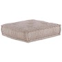 Sofá modular tipo puff 2 plazas convertible tela marrón claro | Foro24.es | Tu tienda online para hogar, jardín y más Foro24.es