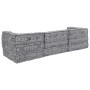 Sofá modular tipo puff 3 plazas convertible tela gris claro | Foro24.es | Tu tienda online para hogar, jardín y más Foro24.es