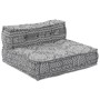 Sofá modular tipo puff 4 plazas convertible tela gris claro | Foro24.es | Tu tienda online para hogar, jardín y más Foro24.es