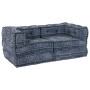 Sofá modular tipo puff 2 plazas convertible tela índigo | Foro24.es | Tu tienda online para hogar, jardín y más Foro24.es