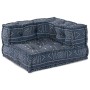 Sofá modular tipo puff 3 plazas convertible tela índigo | Foro24.es | Tu tienda online para hogar, jardín y más Foro24.es