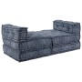 Sofá modular tipo puff 4 plazas convertible tela índigo de , Cojines para sillas y sofás - Ref: Foro24-3315114, Precio: 496,7...