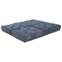 Sofá modular tipo puff 2 plazas convertible tela índigo | Foro24.es | Tu tienda online para hogar, jardín y más Foro24.es