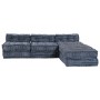 Sofá modular tipo puff 4 plazas convertible tela índigo de , Cojines para sillas y sofás - Ref: Foro24-3315114, Precio: 496,7...