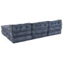 Sofá modular tipo puff 4 plazas convertible tela índigo de , Cojines para sillas y sofás - Ref: Foro24-3315114, Precio: 496,7...
