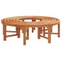 Banco de árbol al aire libre de 160 cm de madera maciza de eucalipto de , Bancos de jardín - Ref: Foro24-3324835, Precio: 297...