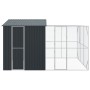 Aviario con extensión acero gris antracita 310x421x247 cm de , Pies y jaulas para pájaros - Ref: Foro24-3325165, Precio: 1,00...
