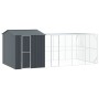 Aviario con extensión acero gris antracita 310x619x247 cm de , Pies y jaulas para pájaros - Ref: Foro24-3325166, Precio: 1,00...