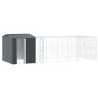 Aviario con extensión acero gris antracita 310x817x247 cm de , Pies y jaulas para pájaros - Ref: Foro24-3325167, Precio: 1,00...