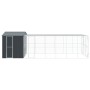 Aviario con extensión acero gris antracita 310x817x247 cm de , Pies y jaulas para pájaros - Ref: Foro24-3325167, Precio: 1,00...