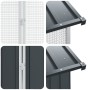 Aviario con extensión acero gris antracita 310x817x247 cm de , Pies y jaulas para pájaros - Ref: Foro24-3325167, Precio: 1,00...
