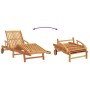 Tumbonas 2 pcs con cojines y mesa Beige Madera maciza de Acacia de , Tumbonas - Ref: Foro24-3325184, Precio: 516,21 €, Descue...