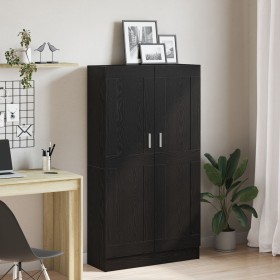 Gabinetes de librería 2 pcs Negro Roble 165x30,5x150 cm Madera de , Librerías y estanterías - Ref: Foro24-3329275, Precio: 11...