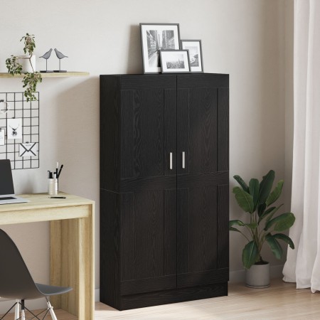 Gabinetes de librería 2 pcs Negro Roble 165x30,5x150 cm Madera de , Librerías y estanterías - Ref: Foro24-3329275, Precio: 11...