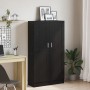 Gabinetes de librería 2 pcs Negro Roble 165x30,5x150 cm Madera de , Librerías y estanterías - Ref: Foro24-3329275, Precio: 11...
